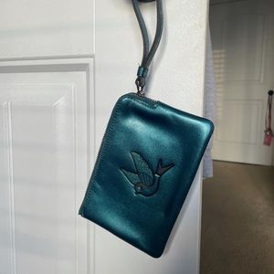 COPY - Teal Coach Wristlet
